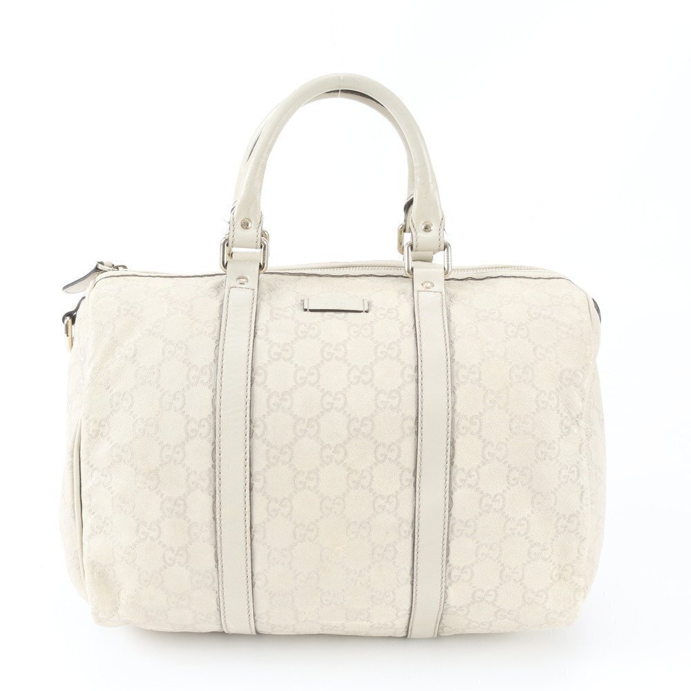 Gucci Guccissima Boston Leather Handbag Tote